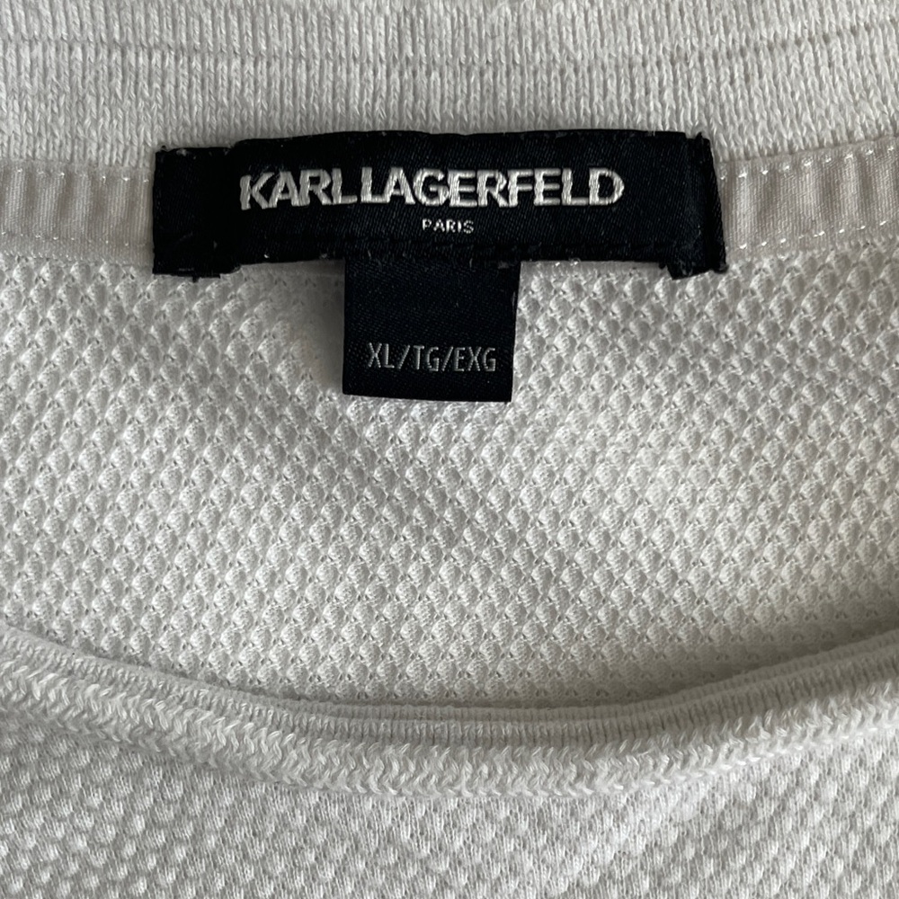 Karl Lagerfeld White Short Sleeve Tee - Picture 4 of 14